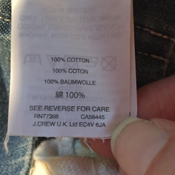 Madewell Lace-up Denim Top Medium Denim Wash - Picture 9 of 10